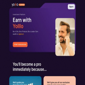 Скриншот главной страницы сайта yolllobusiness.com