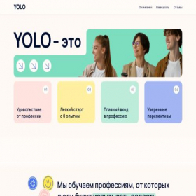 Скриншот главной страницы сайта yoloeducation.ru
