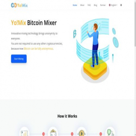 Скриншот главной страницы сайта yomix.io