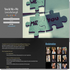 Скриншот главной страницы сайта youandme-we.com