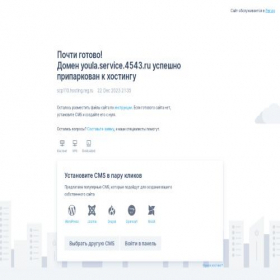 Скриншот главной страницы сайта youla.service.4543.ru