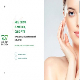 Скриншот главной страницы сайта youngenergyspb.ru