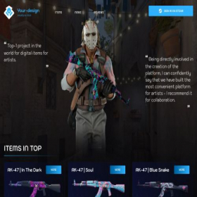 Скриншот главной страницы сайта your-design.top