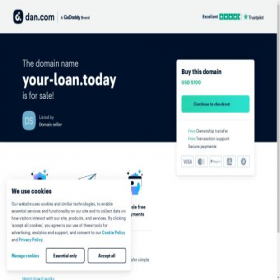 Скриншот главной страницы сайта your-loan.today