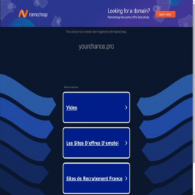 Скриншот главной страницы сайта yourchance.pro