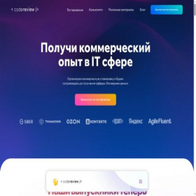 Скриншот главной страницы сайта yourcodereview.com