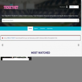 Скриншот главной страницы сайта yourticketnet.com