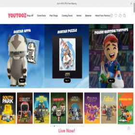 Скриншот главной страницы сайта youtooztoys.com