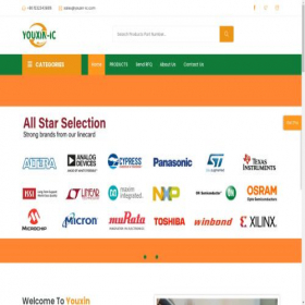Скриншот главной страницы сайта youxin-ic.com