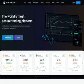 Скриншот главной страницы сайта yzzycoin.com