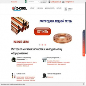 Скриншот главной страницы сайта z-cool.ru