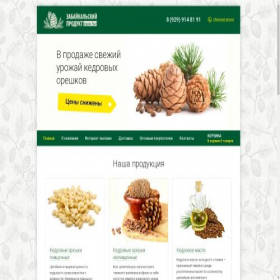 Скриншот главной страницы сайта zabkedr.ru