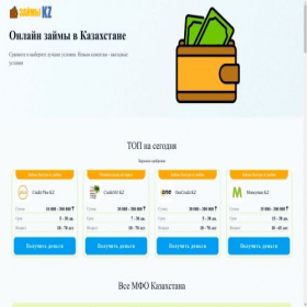 Скриншот главной страницы сайта zaemleader.ru