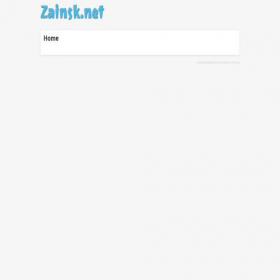 Скриншот главной страницы сайта zainsk.net