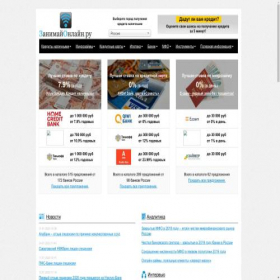 Скриншот главной страницы сайта zanimayonlayn.ru