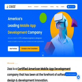 Скриншот главной страницы сайта zazz.io