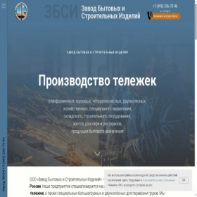 Скриншот главной страницы сайта zbci.ru
