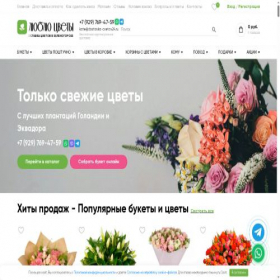 Скриншот главной страницы сайта zelenogorsk.dostavka-cvetov24.ru
