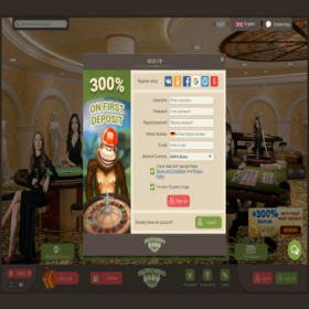 Скриншот главной страницы сайта zeoncasino.net