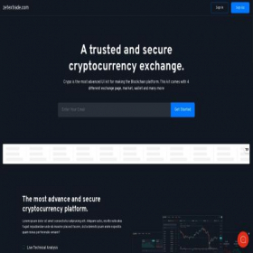 Скриншот главной страницы сайта zetextrade.com