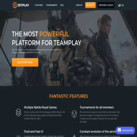 Скриншот главной страницы сайта zeyplay.com