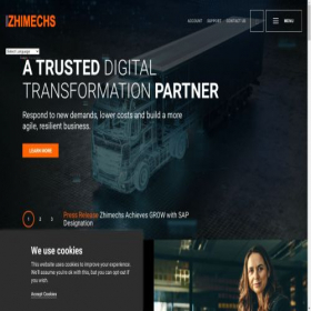 Скриншот главной страницы сайта zhimechslimited.com