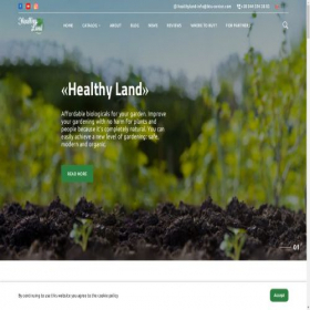 Скриншот главной страницы сайта zhyvazemlia.com