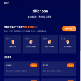 Скриншот главной страницы сайта zillior.com