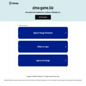 Скриншот главной страницы сайта zima-game.biz
