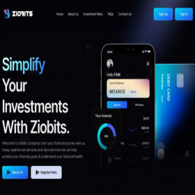Скриншот главной страницы сайта ziobits.com