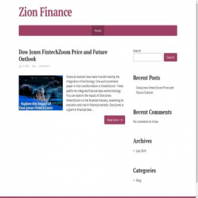 Скриншот главной страницы сайта zion-finance.com