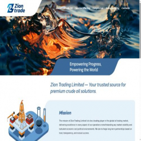 Скриншот главной страницы сайта zion-trades.com