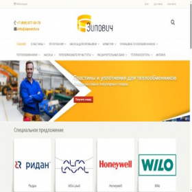 Скриншот главной страницы сайта zipovich.ru