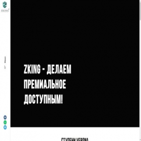 Скриншот главной страницы сайта zking.ru