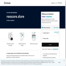 Скриншот главной страницы сайта zm.rexscore.store