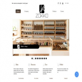 Скриншот главной страницы сайта zokko.com.ua