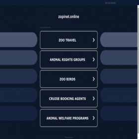 Скриншот главной страницы сайта zopinet.online