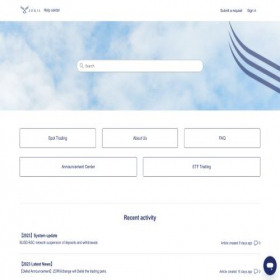 Скриншот главной страницы сайта zorix.zendesk.com