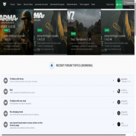 Скриншот главной страницы сайта zos.strikearena.ru