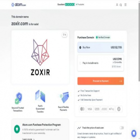 Скриншот главной страницы сайта zoxir.com