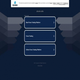 Скриншот главной страницы сайта ztcoin.site