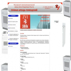 Скриншот главной страницы сайта zvi.ru