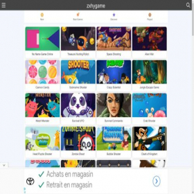 Скриншот главной страницы сайта zxhygame.cn